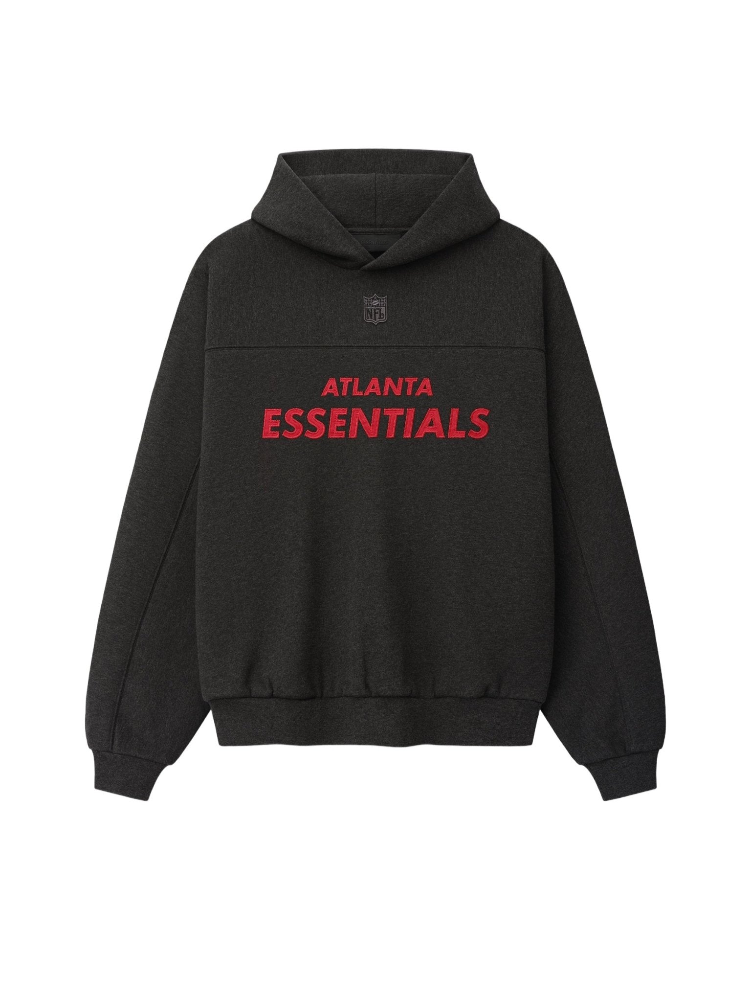 Fear of God Essentials Falcons 90s Relaxed Hoodie Iron Grey Heather - Im Your Wardrobe