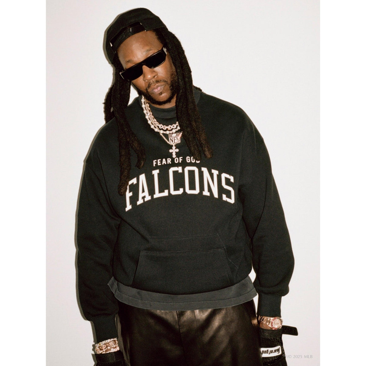 Fear of God Essentials Falcons Crewneck Black - Im Your Wardrobe