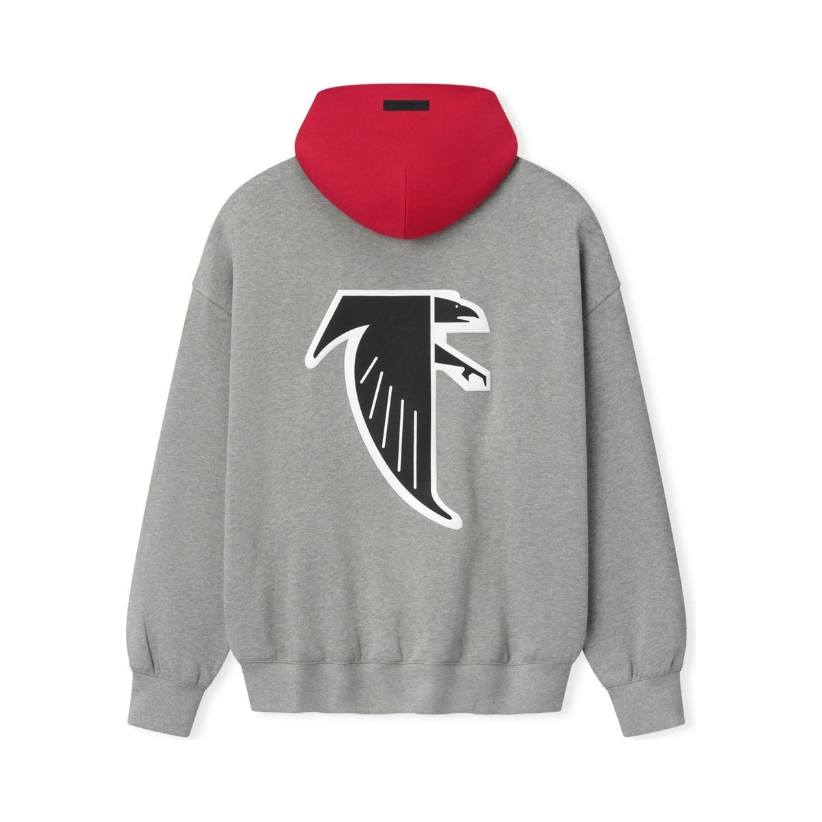 Fear of God Essentials Falcons Hoodie Dark Heather/Red - Im Your Wardrobe