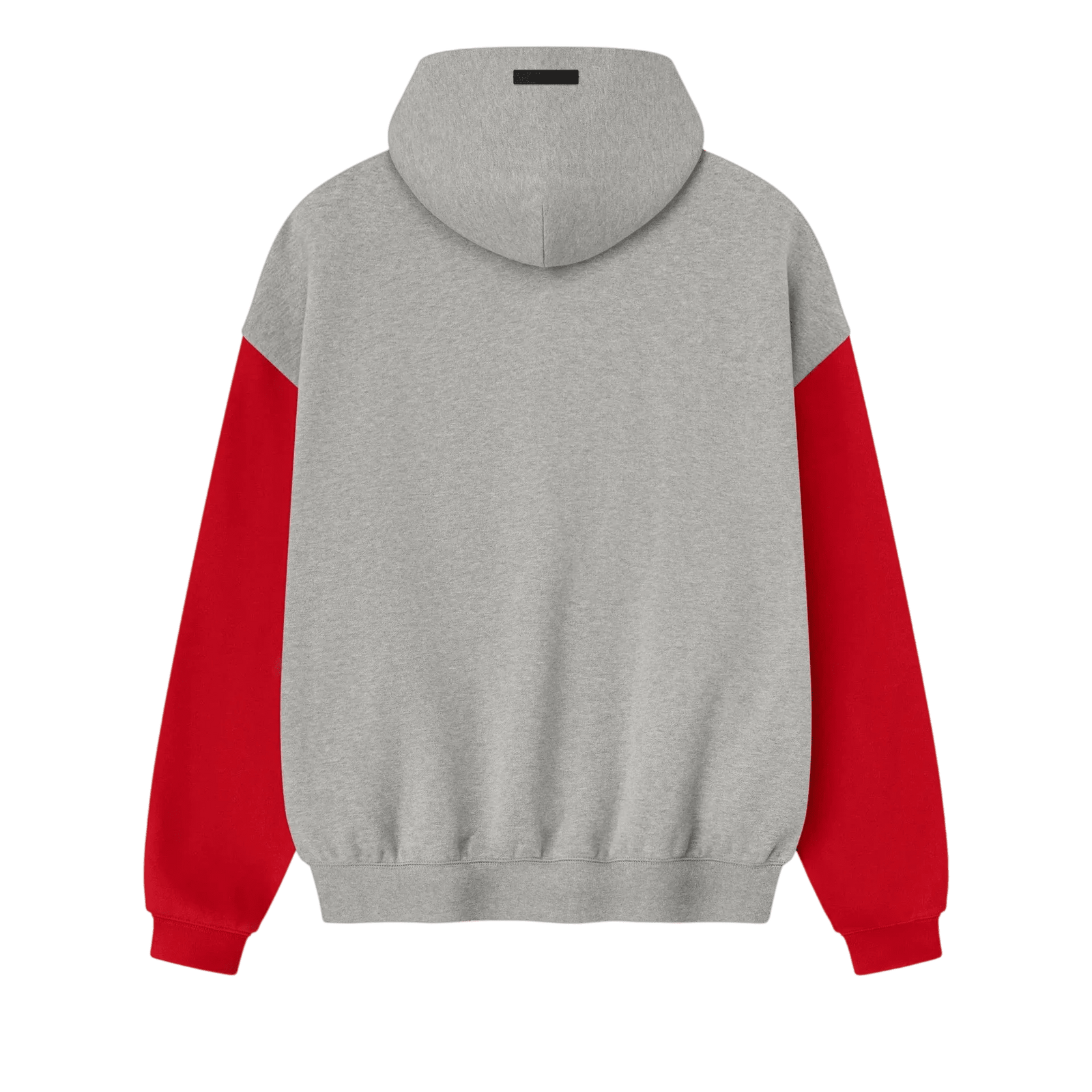 Fear of God Essentials Falcons Sport Hoodie Concrete Heather/Red