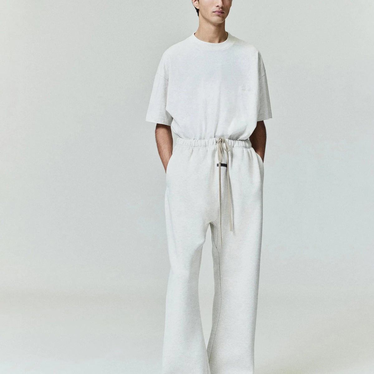 Fear of God Essentials Flare Sweatpant Oatmeal Heather - Im Your Wardrobe