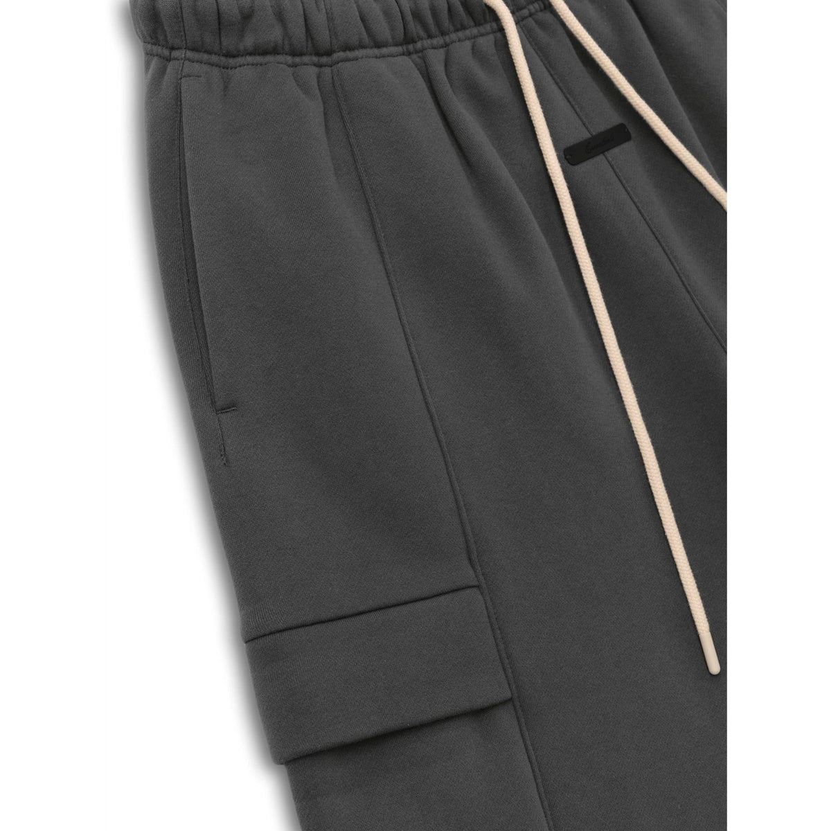 Fear of God Essentials Fleece Cargo Basketball Short Iron Grey - Im Your Wardrobe