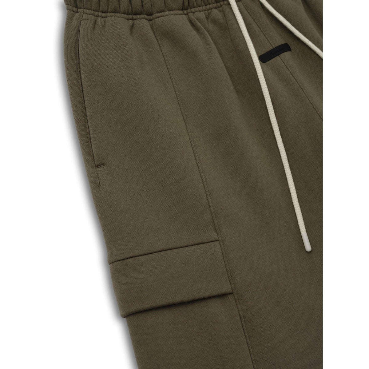 Fear of God Essentials Fleece Cargo Basketball Short Moss - Im Your Wardrobe