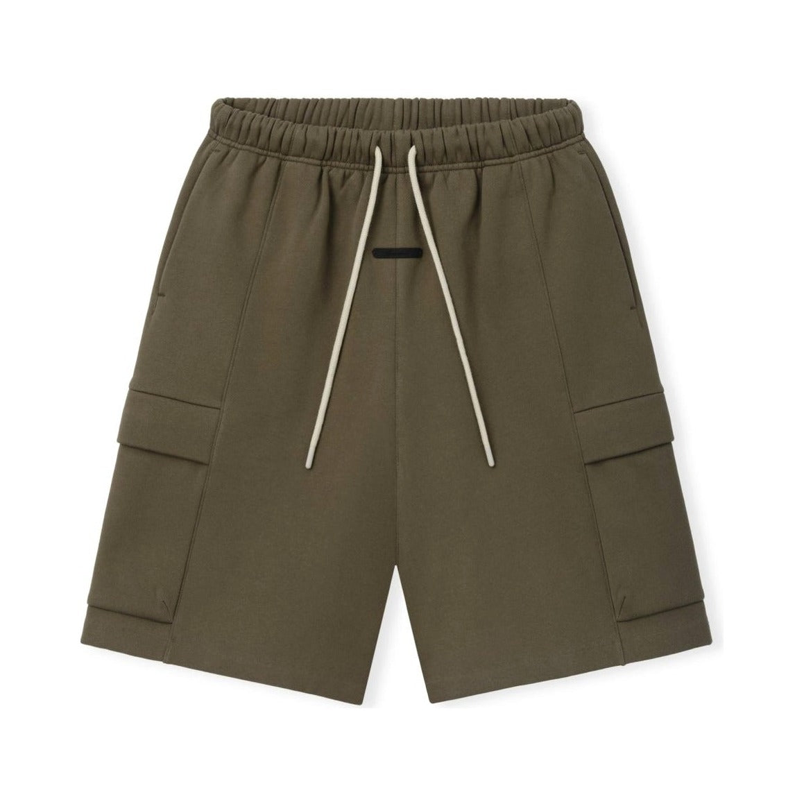 Fear of God Essentials Fleece Cargo Basketball Short Moss - Im Your Wardrobe