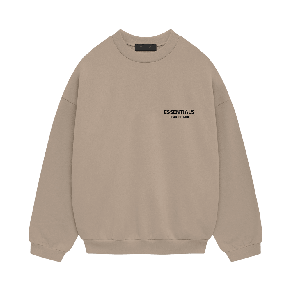 Fear of God Essentials Fleece Crewneck II Desert Sand - Im Your Wardrobe