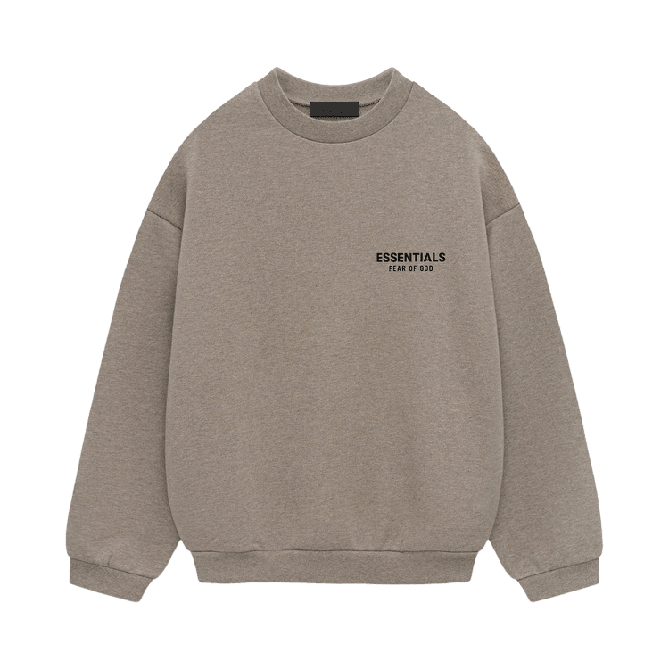 Fear of God Essentials Fleece Crewneck II Heather Grey (FW24) - Im Your Wardrobe