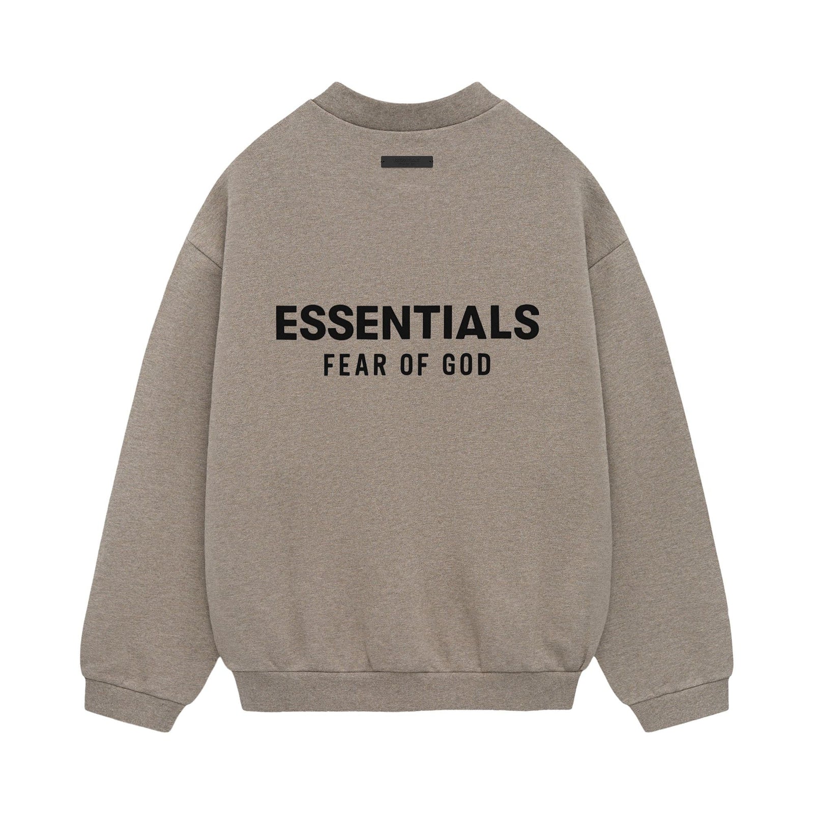 Fear of God Essentials Fleece Crewneck II Heather Grey (FW24) - Im Your Wardrobe