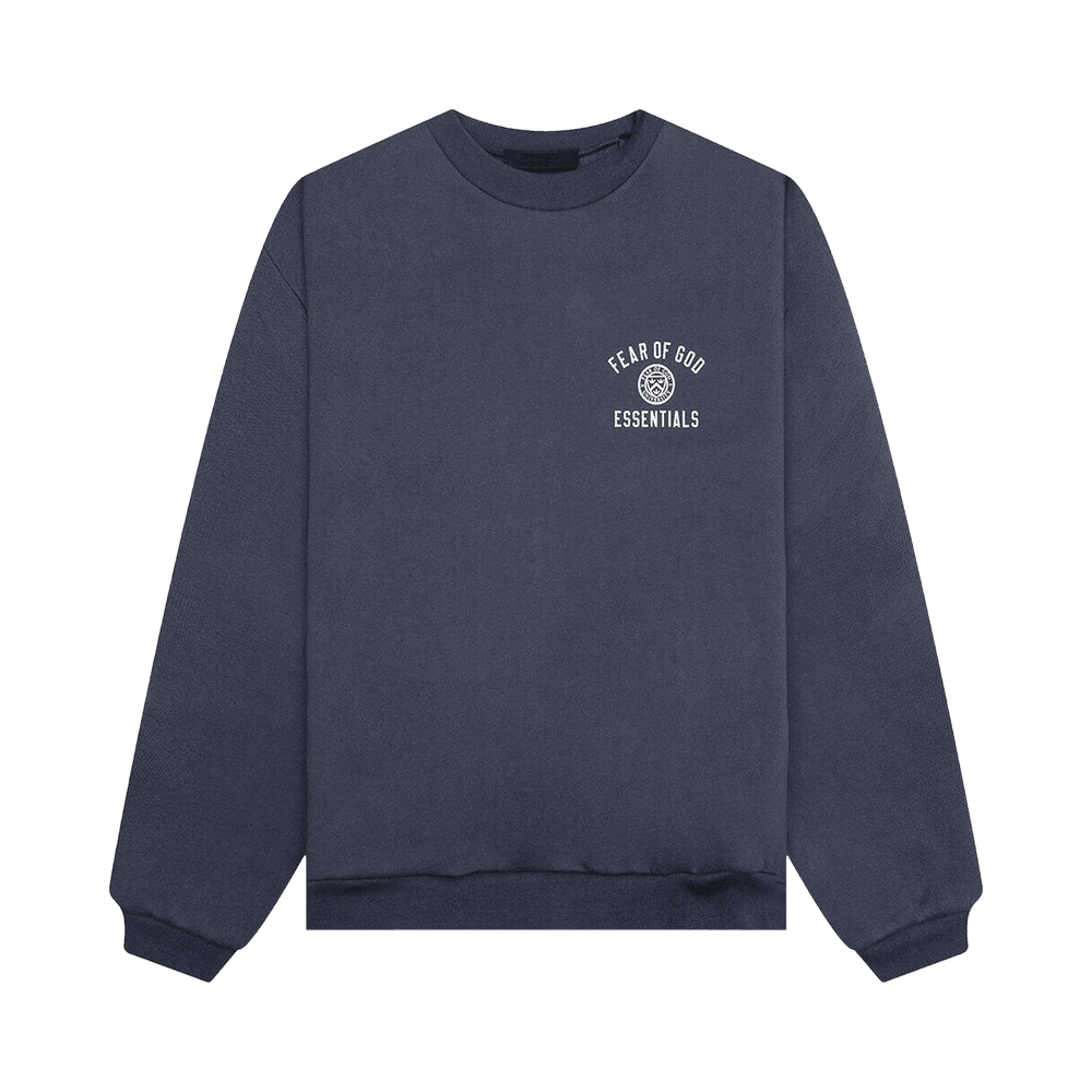 Fear of God Essentials Fleece Crewneck Marine - Im Your Wardrobe