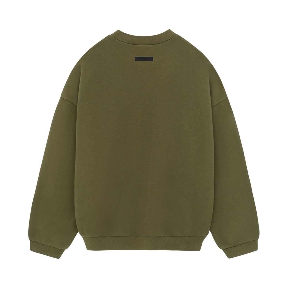 Fear of God Essentials Fleece Crewneck Military (FW24) - Im Your Wardrobe