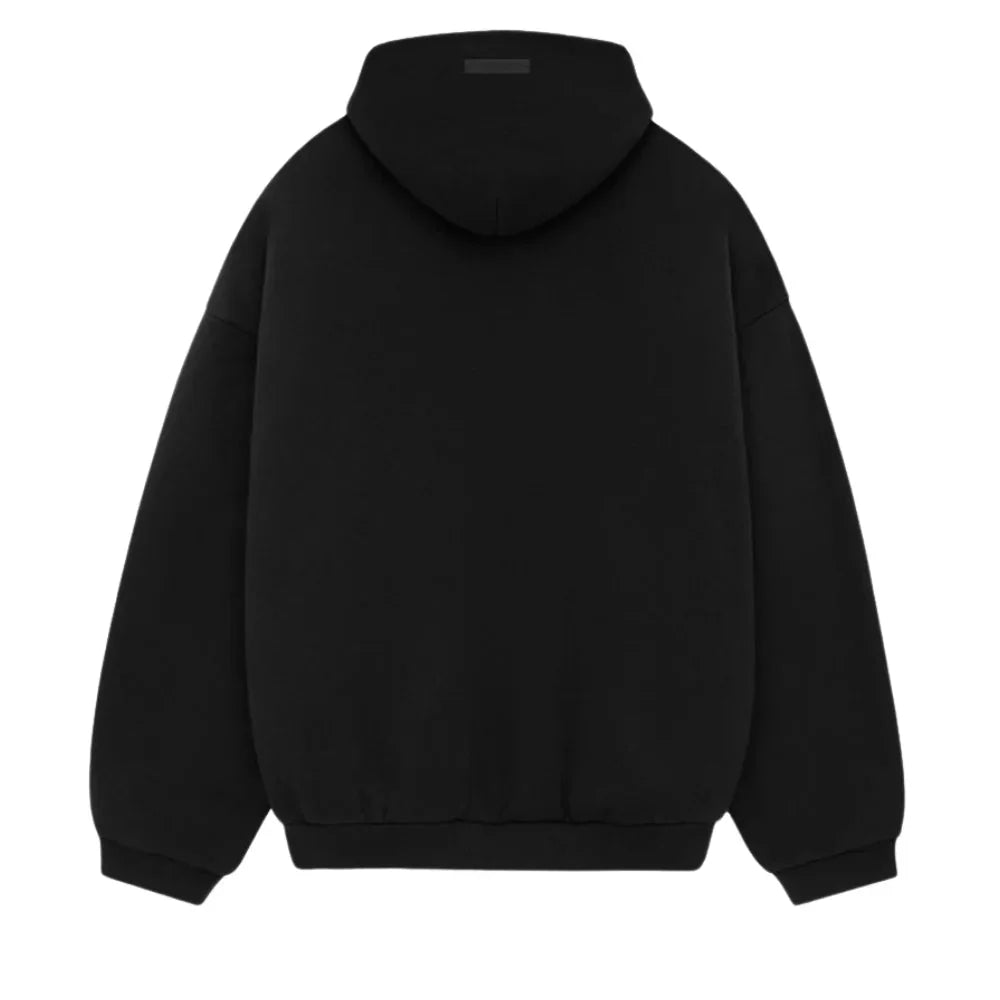 Fear of God Essentials Fleece Hoodie &#39;Black&#39; (FW24) - Im Your Wardrobe