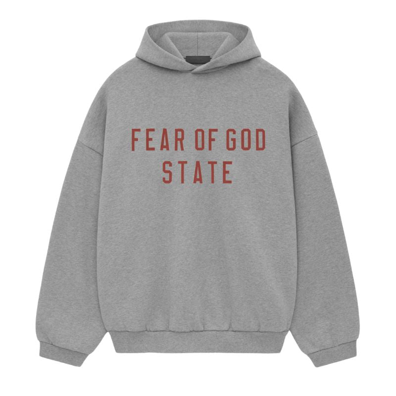 Fear of God Essentials Fleece Hoodie 'Dark Heather Oatmeal' (FW24) - Im Your Wardrobe