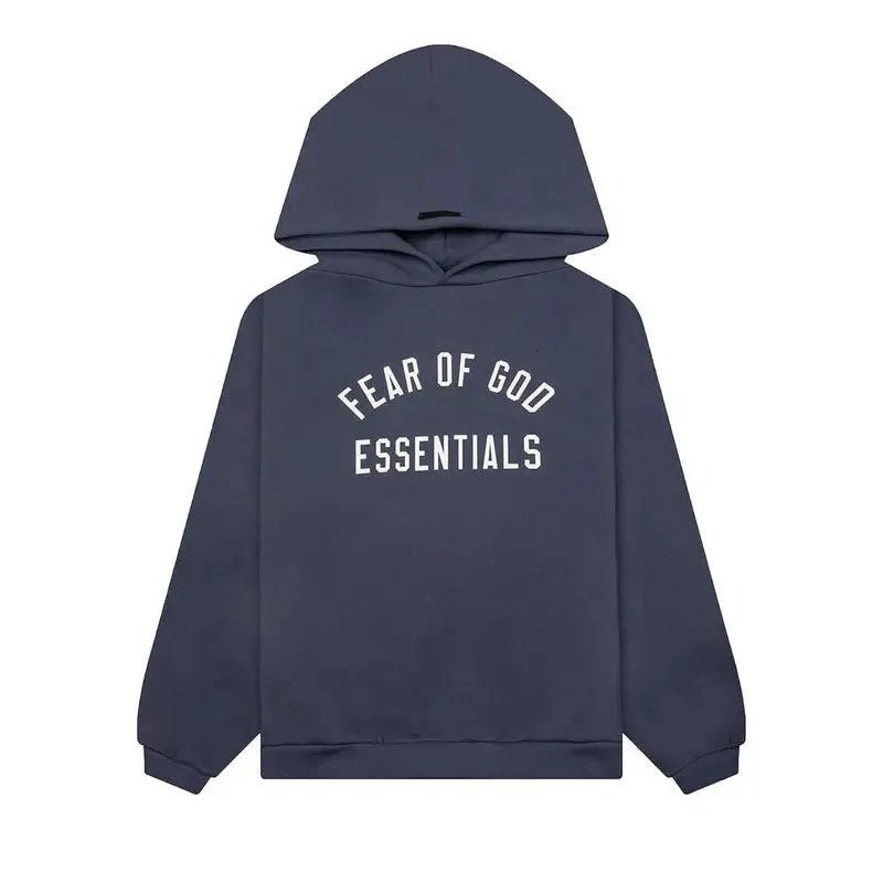 Fear of God Essentials Fleece Hoodie Marine - Im Your Wardrobe