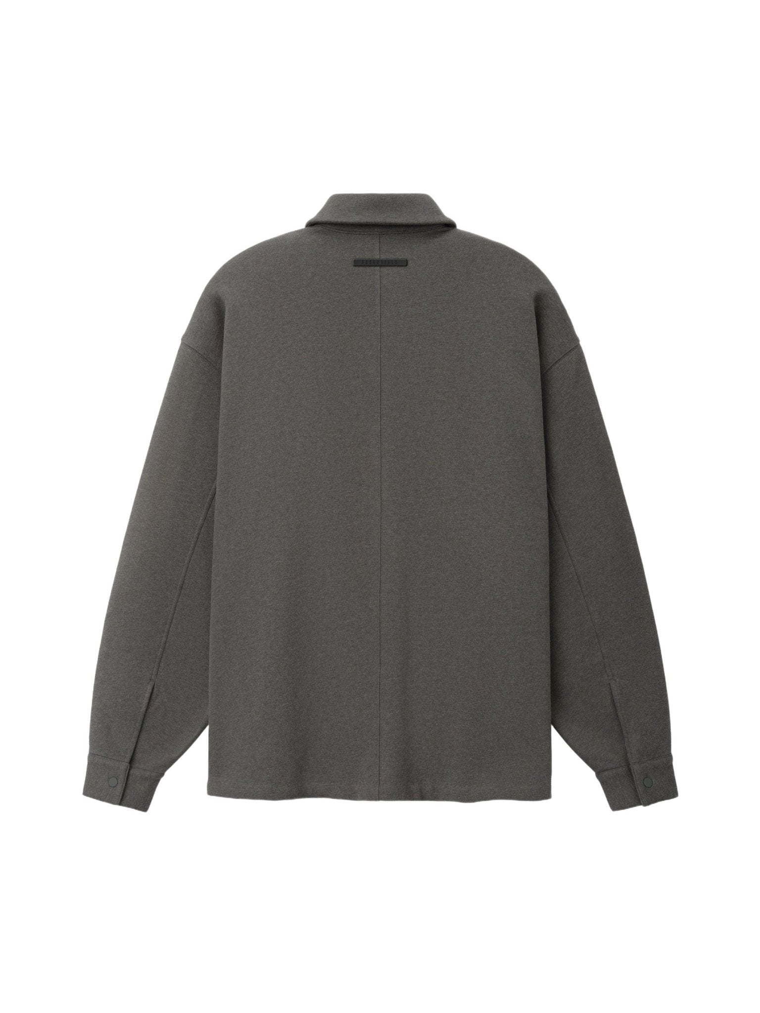 Fear of God Essentials Fleece Overshirt Ash Heather - Im Your Wardrobe