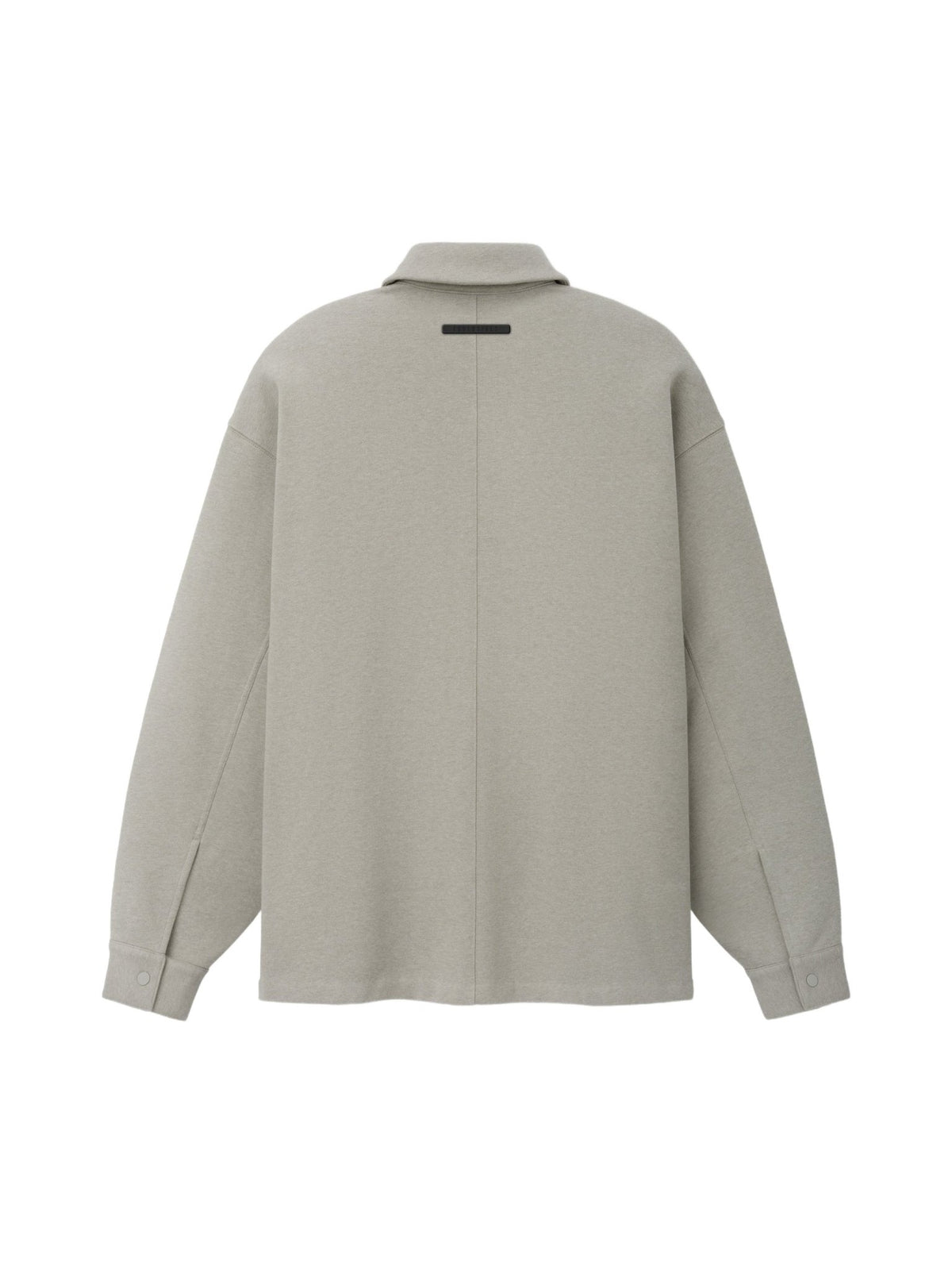 Fear of God Essentials Fleece Overshirt Pyrite Heather - Im Your Wardrobe