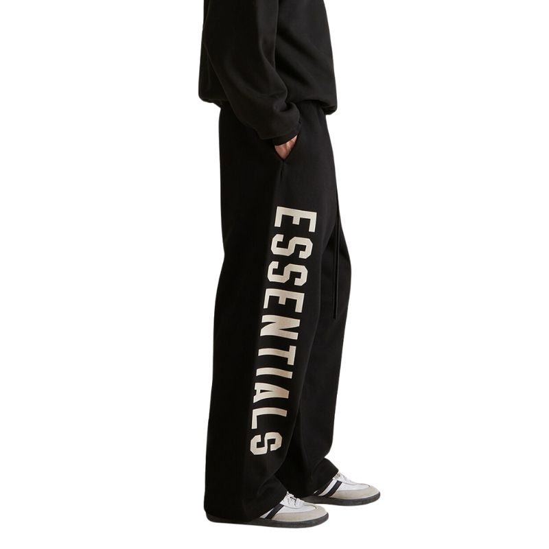 Fear of God Essentials Fleece Relaxed Sweatpant 'Black' (FW24) - Im Your Wardrobe
