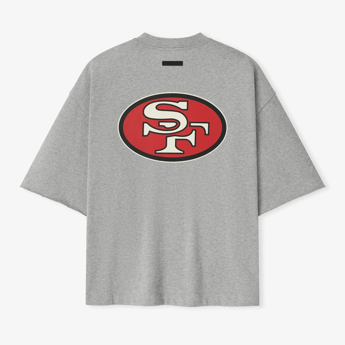 Fear of God Essentials Forty Niners 90s 3/4 Sleeve Football Tee Concrete Heather - Im Your Wardrobe