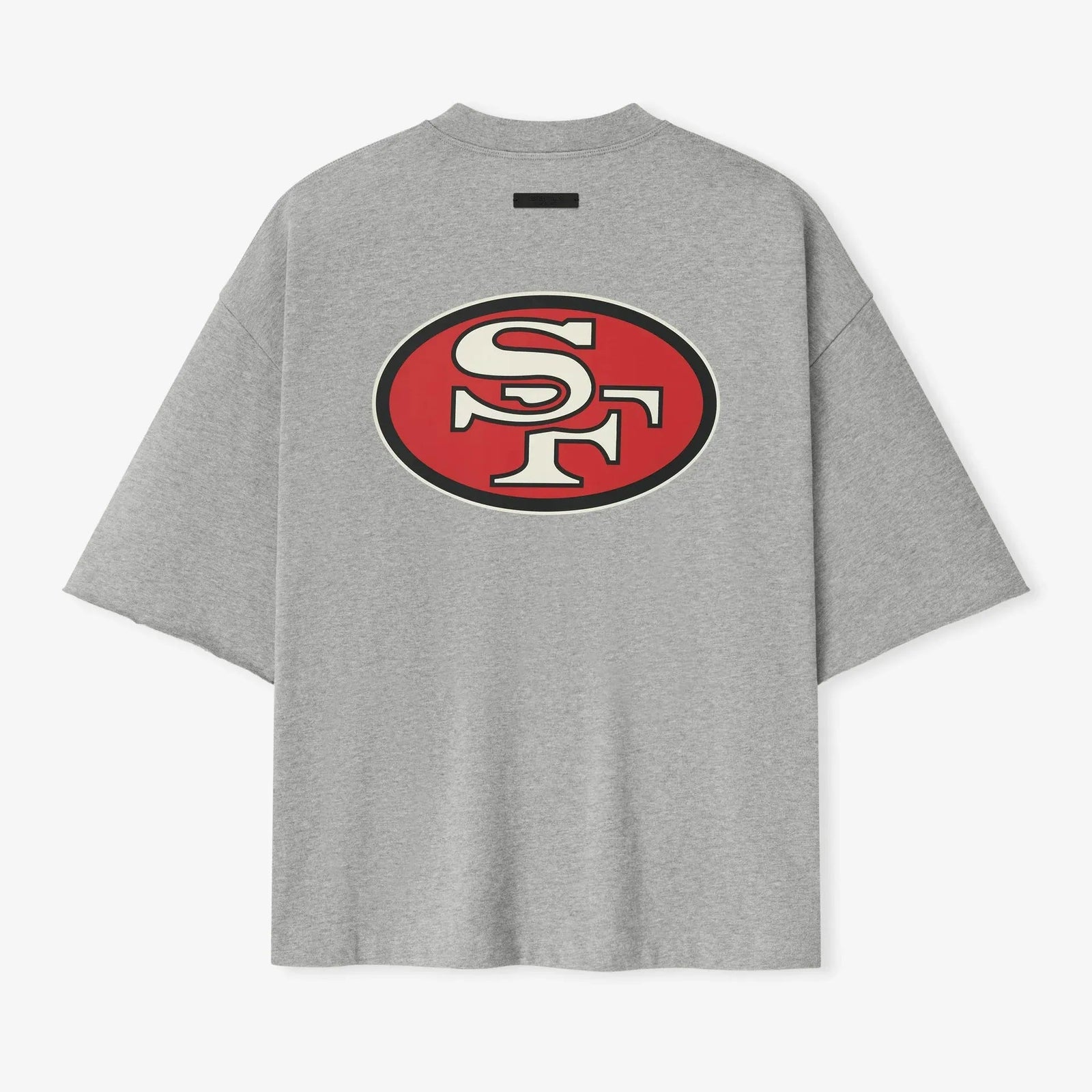 Fear of God Essentials Forty Niners 90s 3/4 Sleeve Football Tee Concrete Heather - Im Your Wardrobe