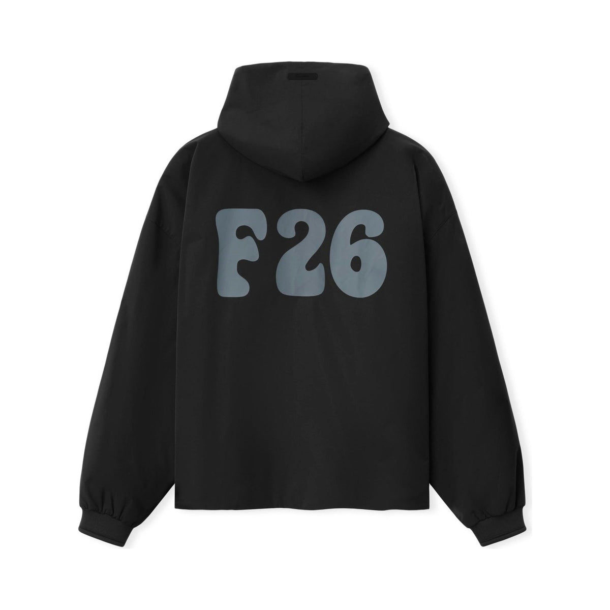 Fear of God Essentials Full Zip Hooded Anorak Vintage Black - Im Your Wardrobe