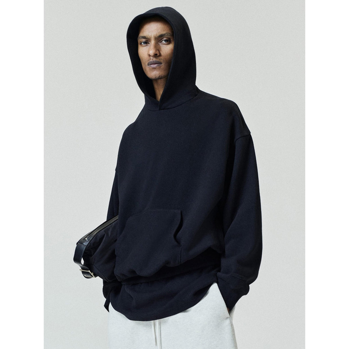 Fear of God Essentials FW26 Classic Back Logo Hoodie Black - Im Your Wardrobe