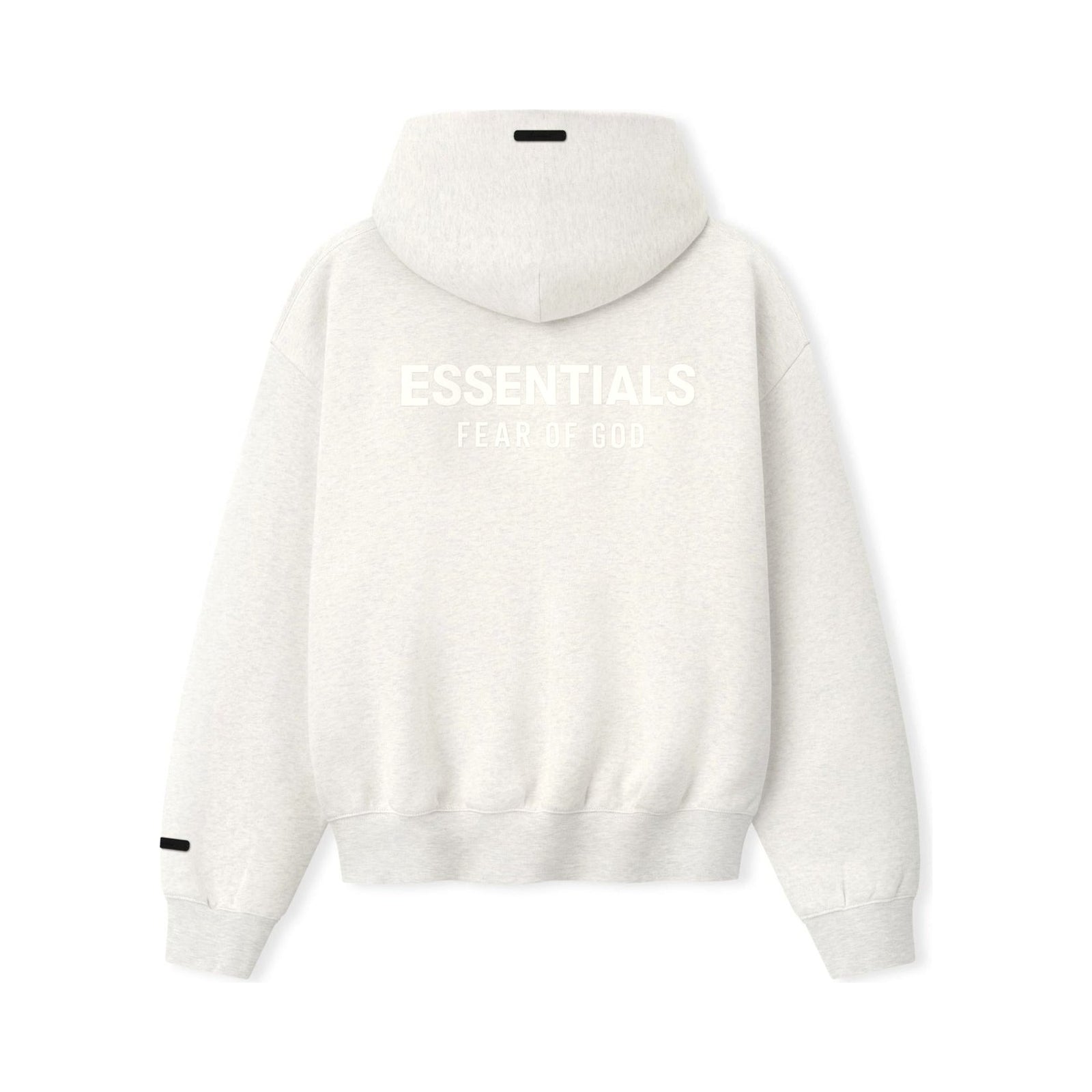 Fear of God Essentials FW26 Classic Back Logo Hoodie Oatmeal Heather - Im Your Wardrobe