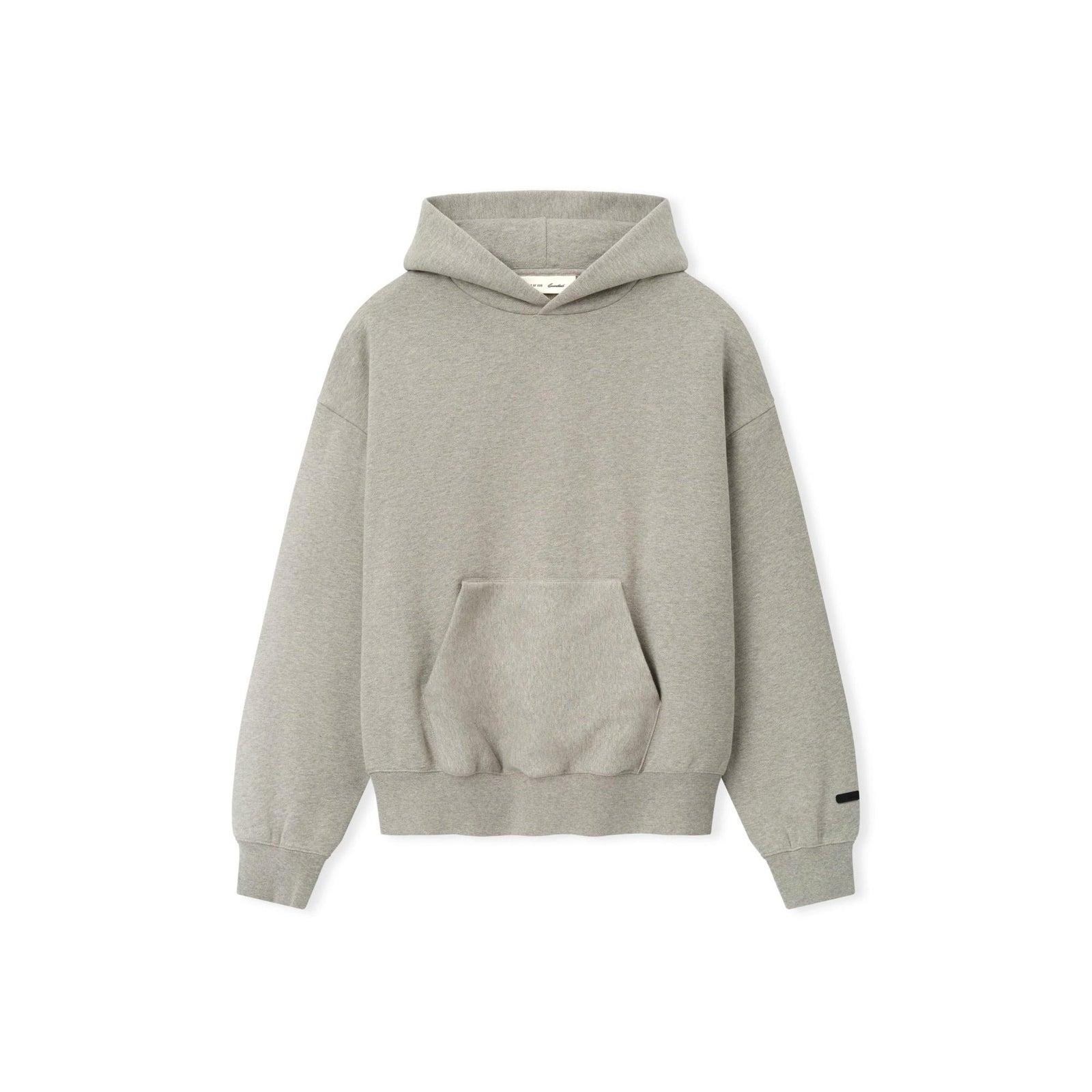 Fear of God Essentials FW26 Classic Back Logo Hoodie Warm Heather - Im Your Wardrobe