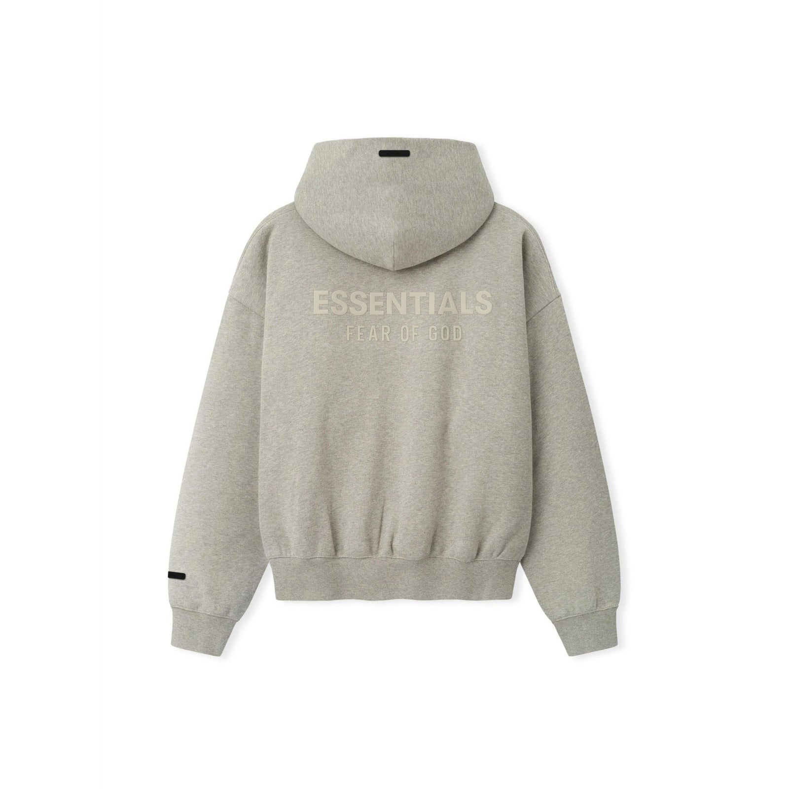 Fear of God Essentials FW26 Classic Back Logo Hoodie Warm Heather - Im Your Wardrobe