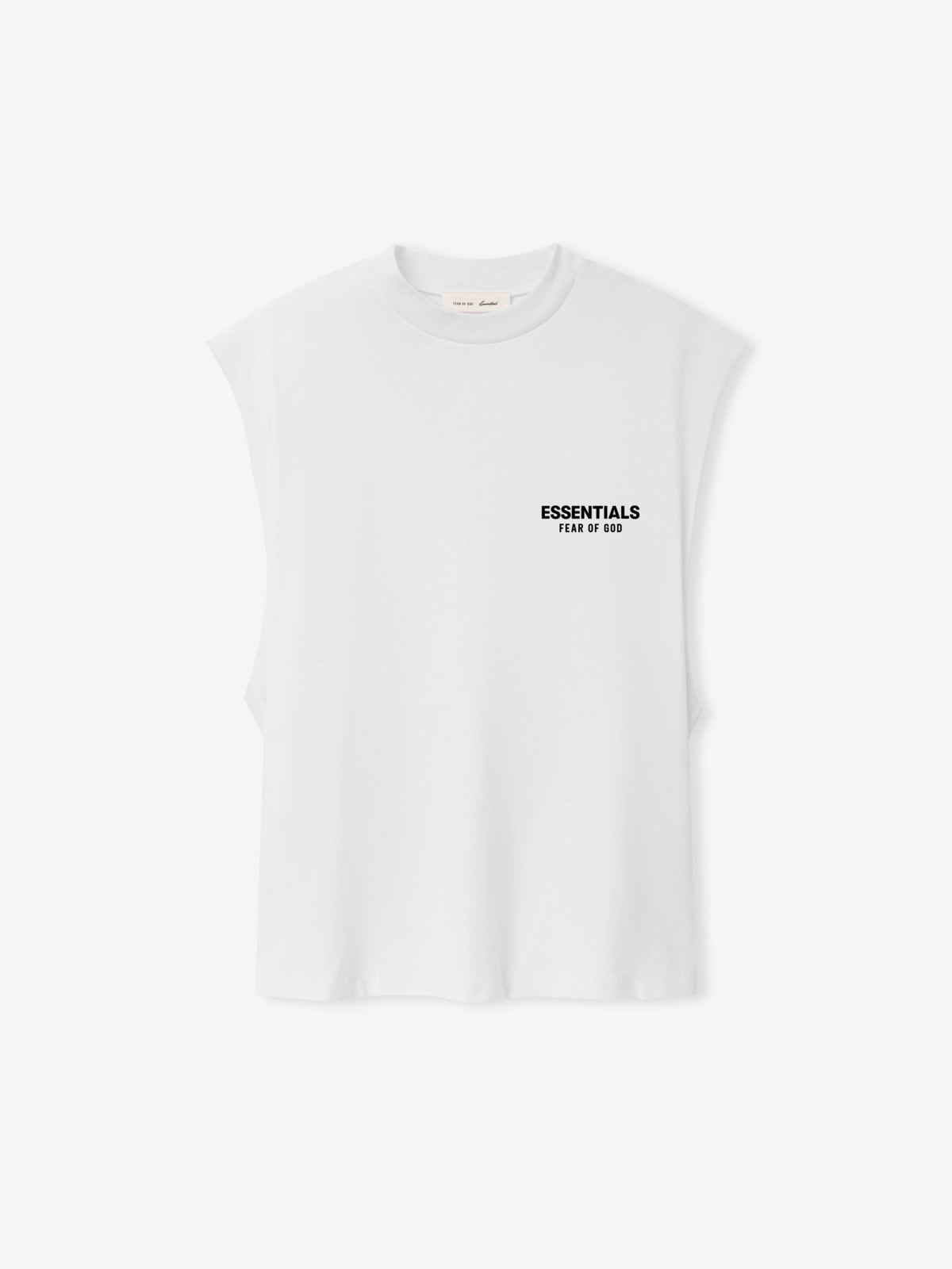 Fear of God Essentials FW26 Classic Cut-Off Bright White - Im Your Wardrobe