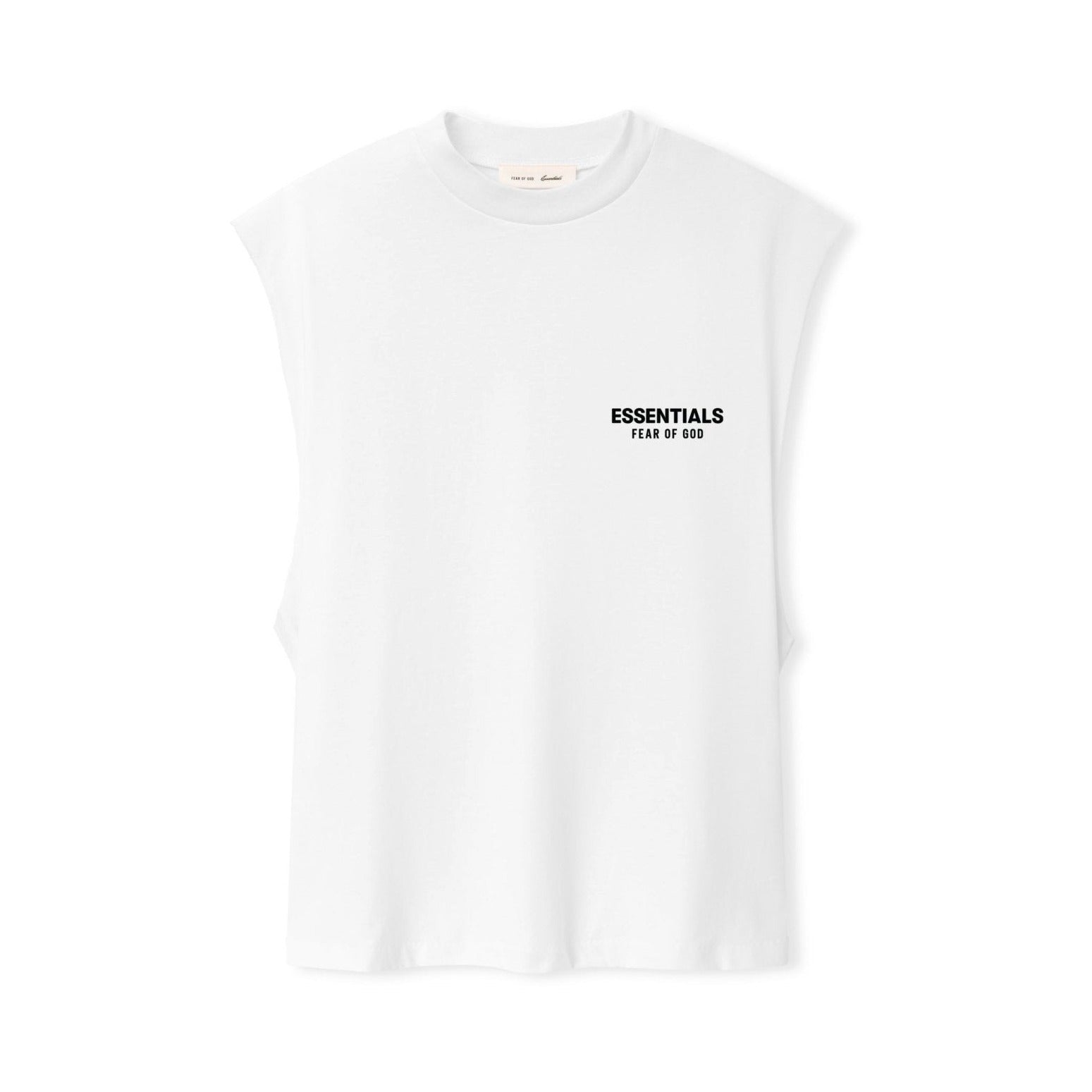 Fear of God Essentials FW26 Classic Cut-Off Bright White - Im Your Wardrobe
