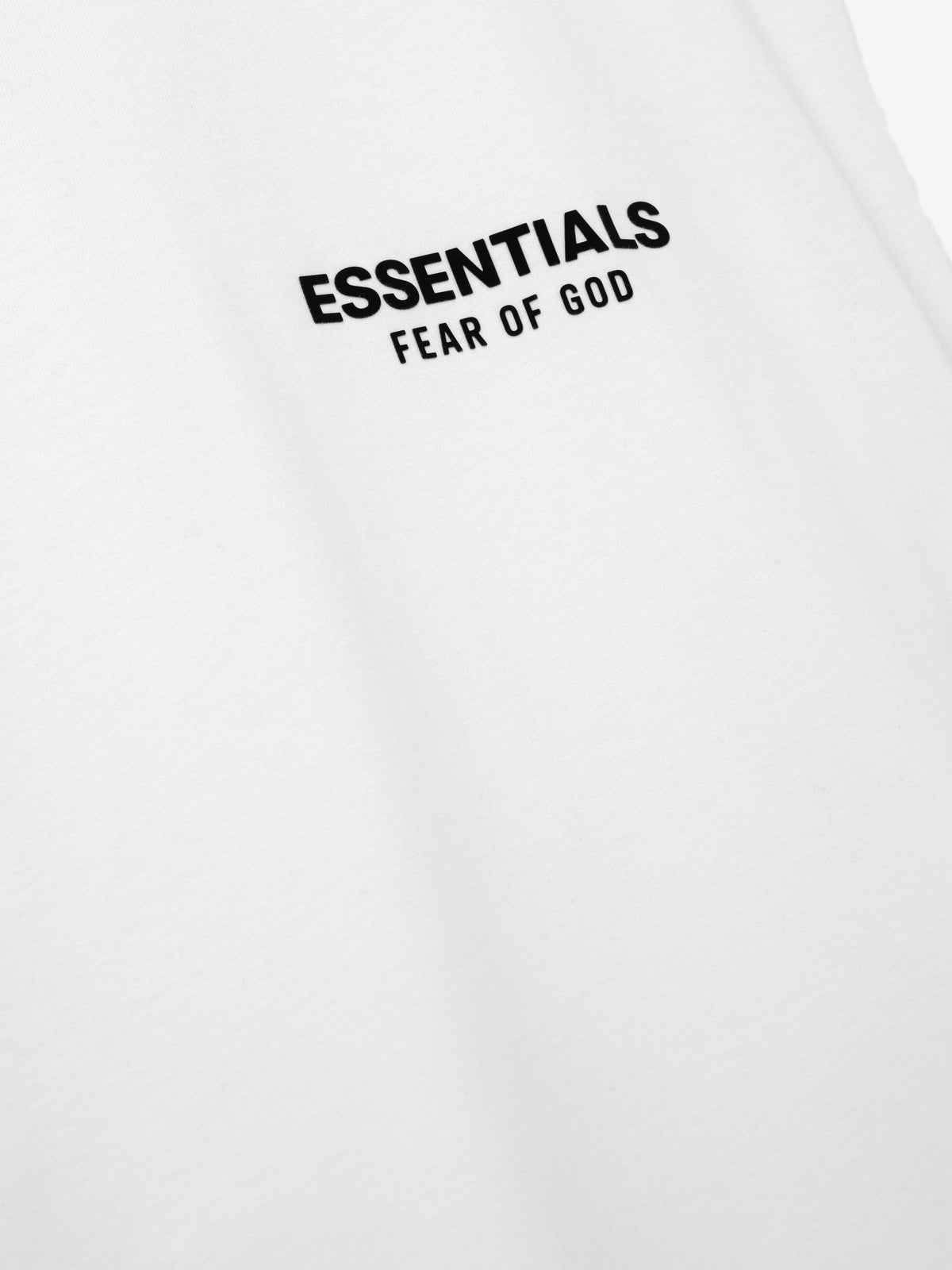 Fear of God Essentials FW26 Classic Cut-Off Bright White - Im Your Wardrobe