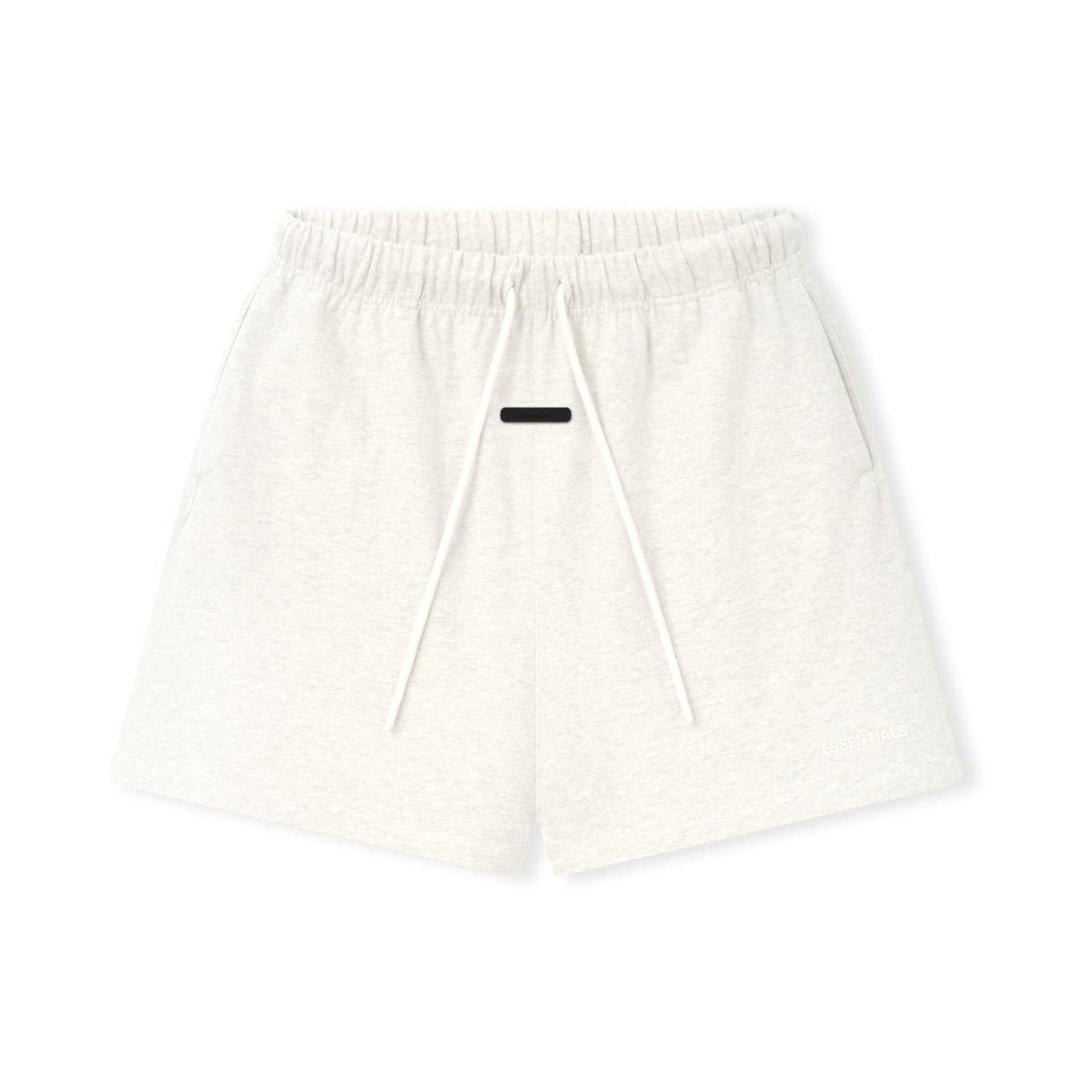 Fear of God Essentials FW26 Classic Heavy Jersey Short Oatmeal Heather - Im Your Wardrobe