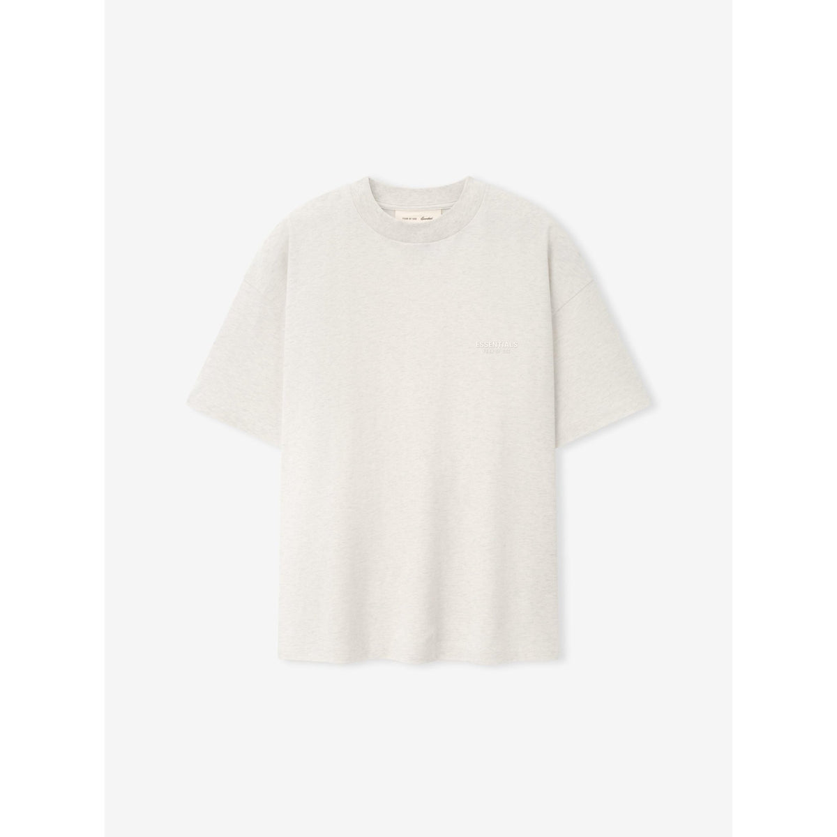 Fear of God Essentials FW26 Classic Tee Oatmeal Heather - Im Your Wardrobe