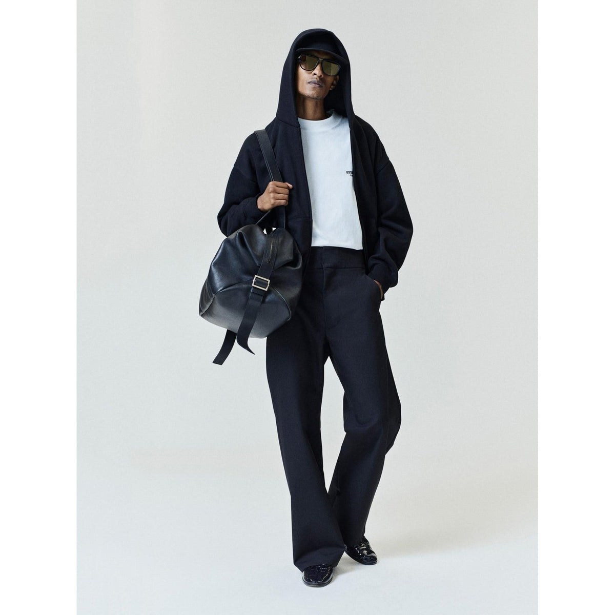 Fear of God Essentials FW26 Classic Zip-Up Hoodie Black - Im Your Wardrobe