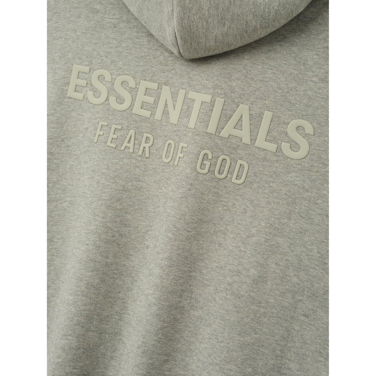Fear of God Essentials FW26 Classic Zip-Up Hoodie Warm Heather - Im Your Wardrobe
