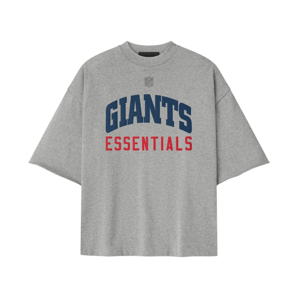 Fear of God Essentials Giants 90s 3/4 Sleeve Football Tee Concrete Heather - Im Your Wardrobe