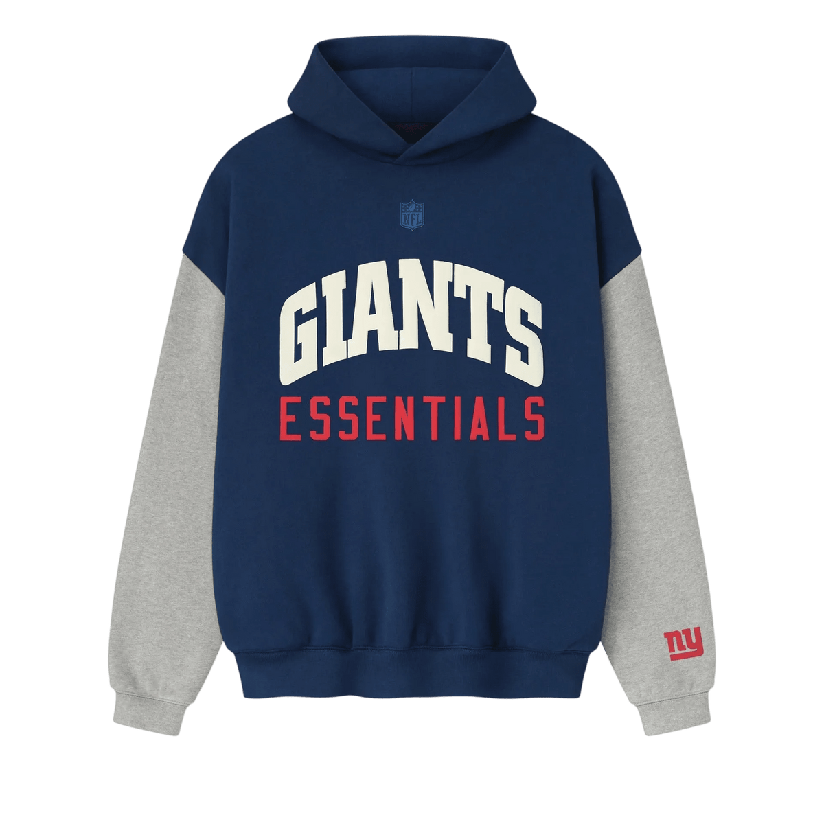 Fear of God Essentials Giants Sport Hoodie Blue Estate/Concrete Heather - Im Your Wardrobe