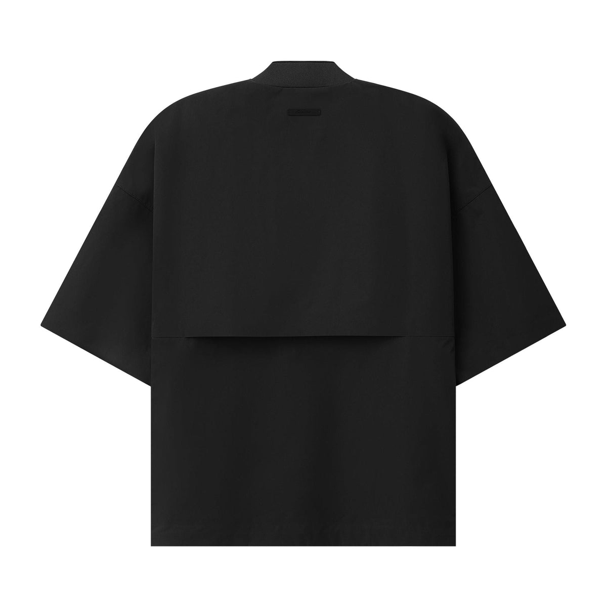 Fear of God Essentials Half Zip Shirt Vintage Black (SS26) - Im Your Wardrobe