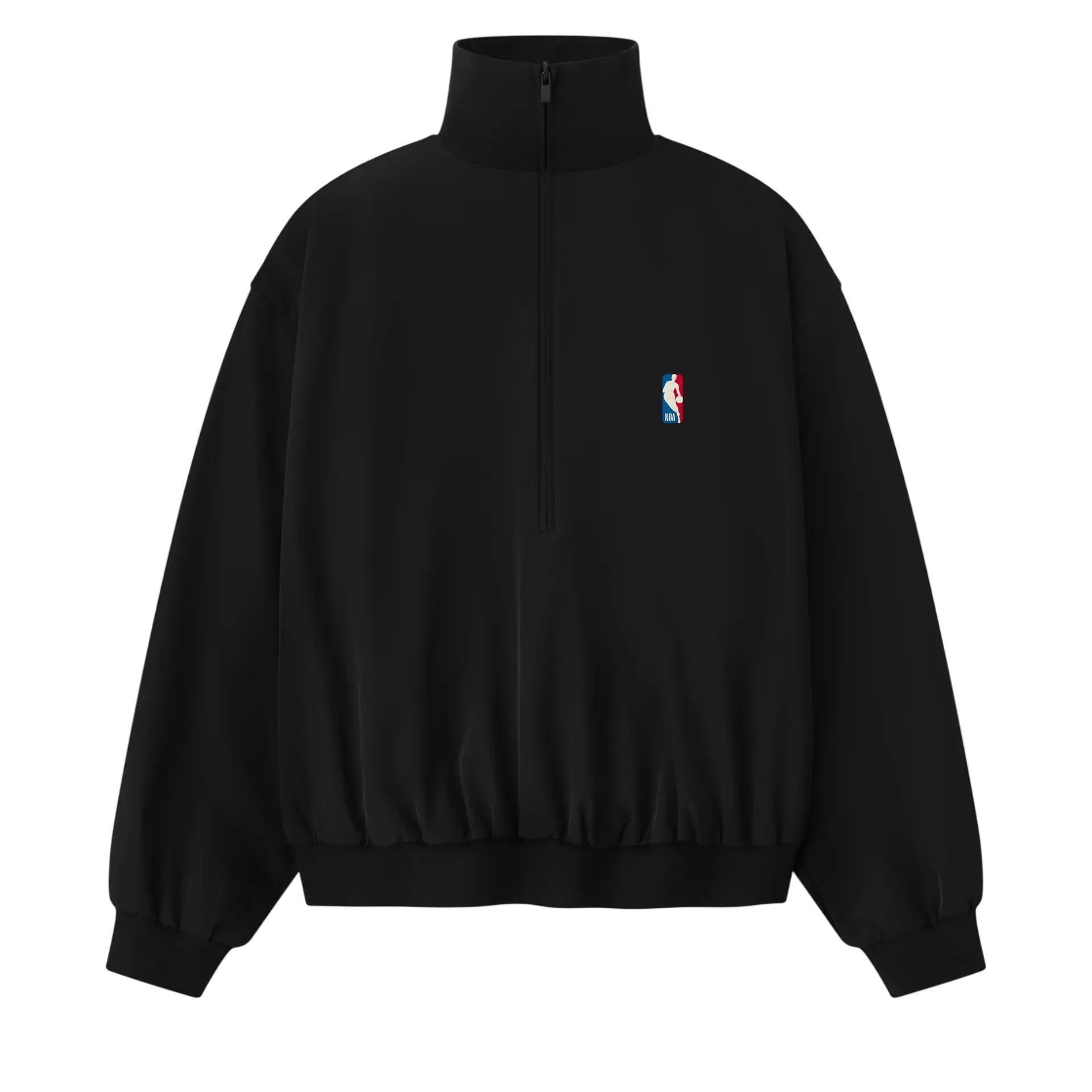 Fear of God Essentials Half Zip Track Jacket Black - Im Your Wardrobe