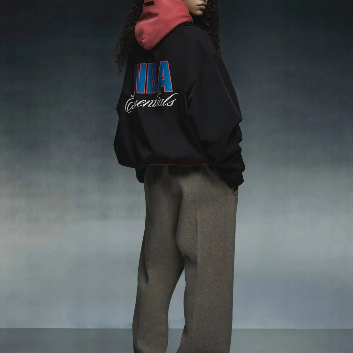 Fear of God Essentials Half Zip Track Jacket Black - Im Your Wardrobe