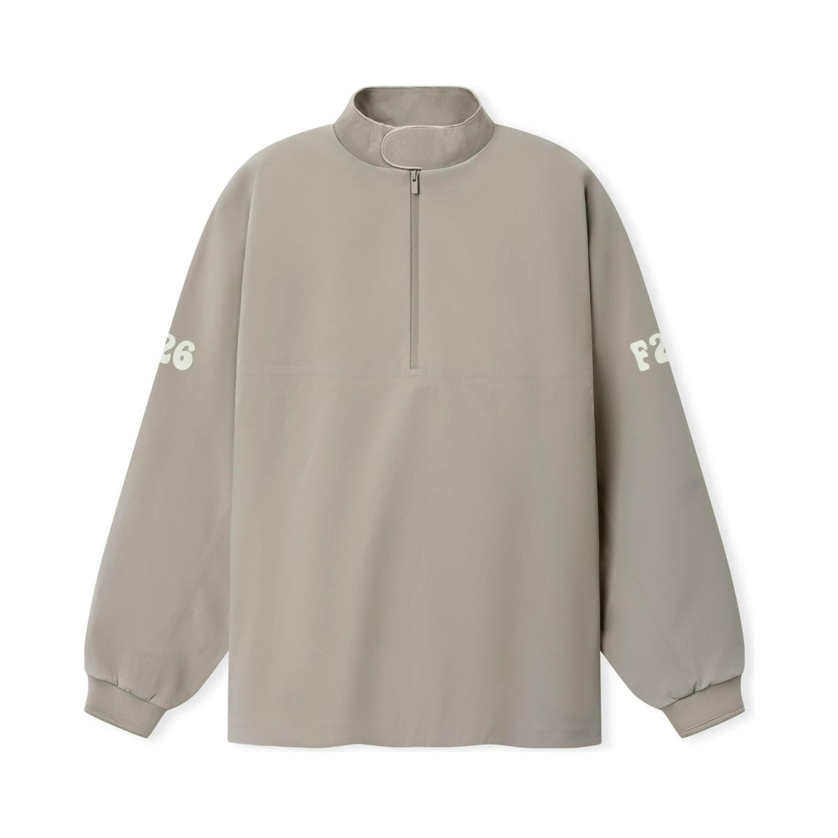 Fear of God Essentials Half Zip Track Jacket Seal - Im Your Wardrobe
