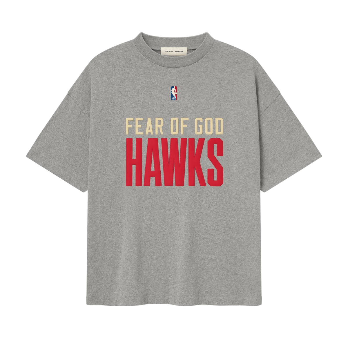 Fear of God Essentials Hawks 90's Tee Dark Heather - Im Your Wardrobe
