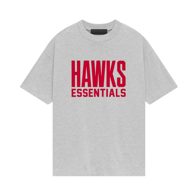 Fear of God Essentials Hawks Tee Light Heather Grey (FW24) - Im Your Wardrobe
