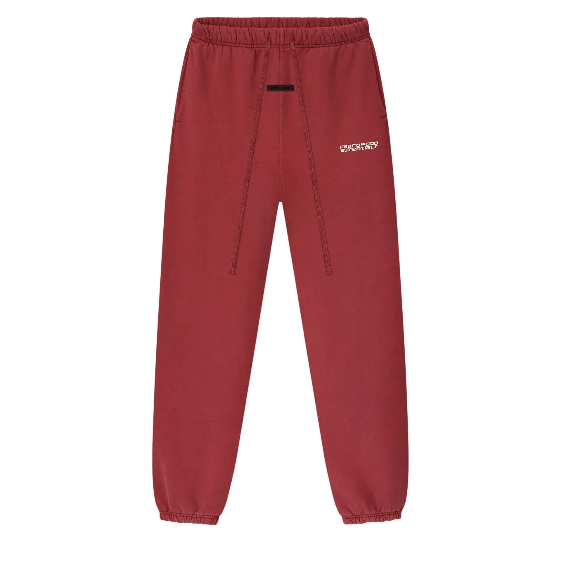 Fear of God Essentials Heavy Fleece Classic Sweatpant Crimson - Im Your Wardrobe
