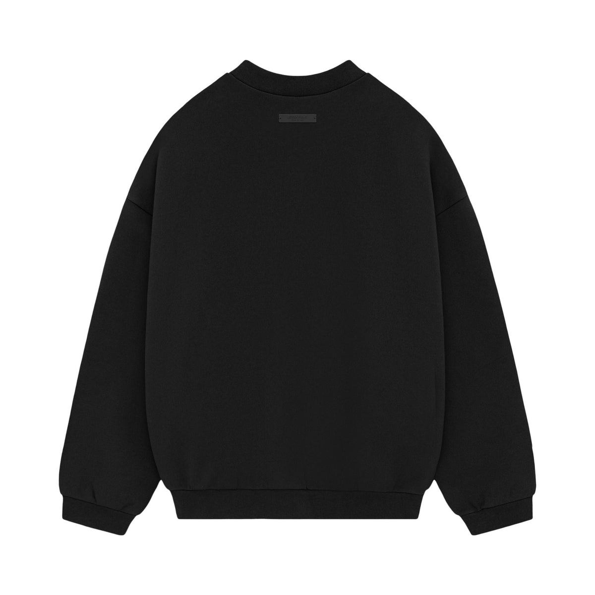 Fear of God Essentials Heavy Fleece Crewneck Black (FW24) - Im Your Wardrobe