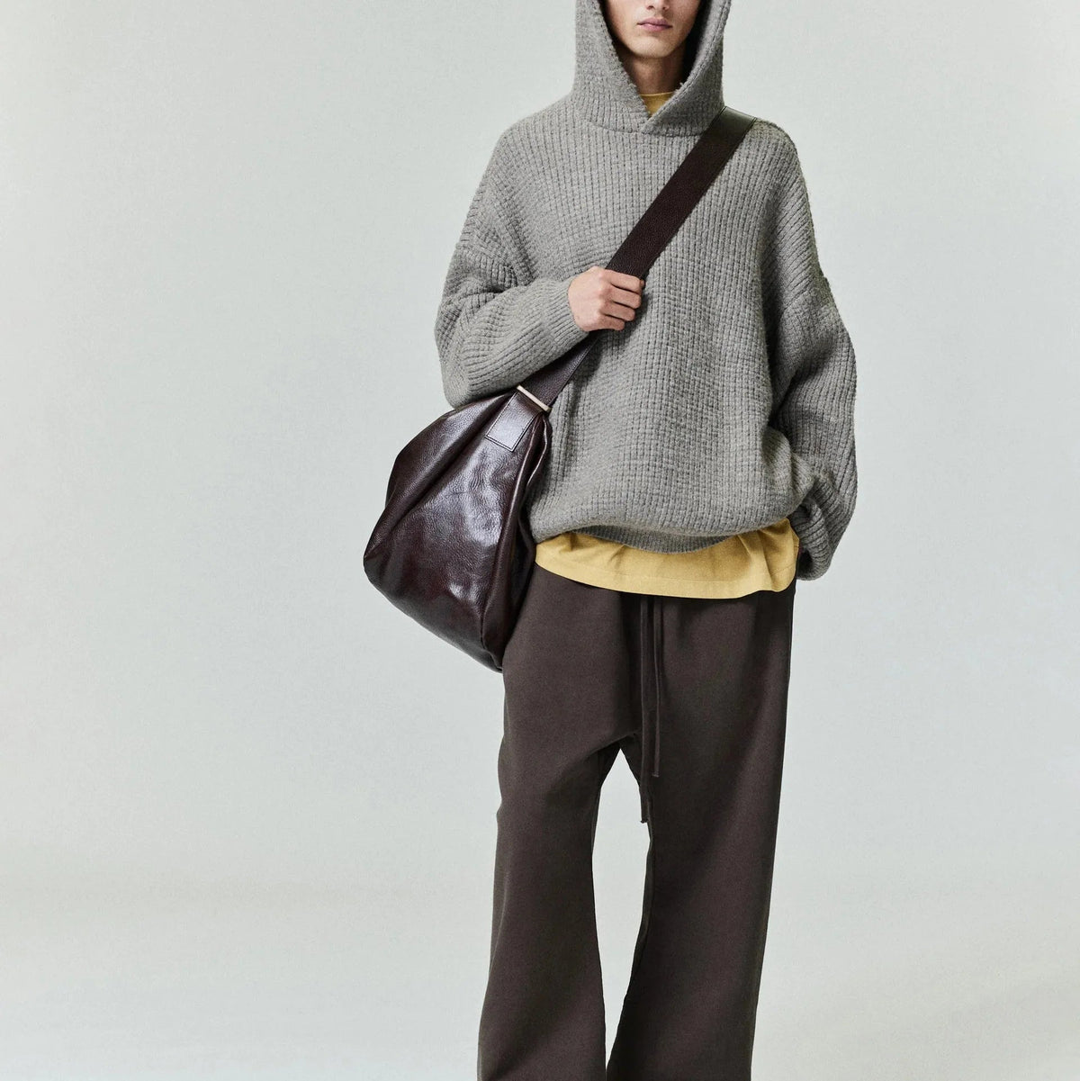 Fear of God Essentials Heavy Fleece Flare Sweatpant Brown - Im Your Wardrobe