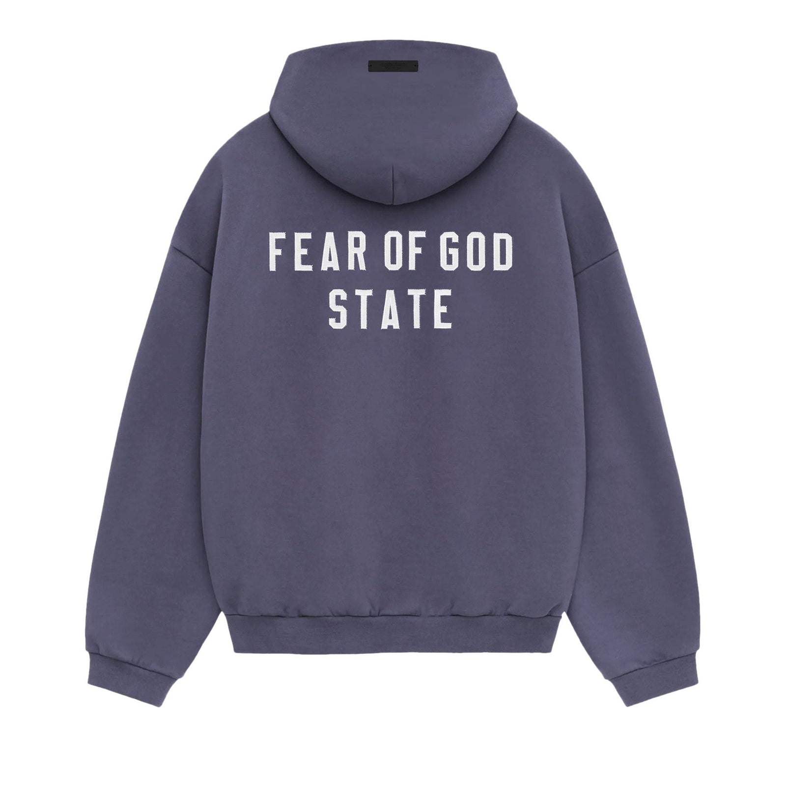 Fear of God Essentials Heavy Fleece Full Zip Hoodie Marine Blue (FW24) - Im Your Wardrobe
