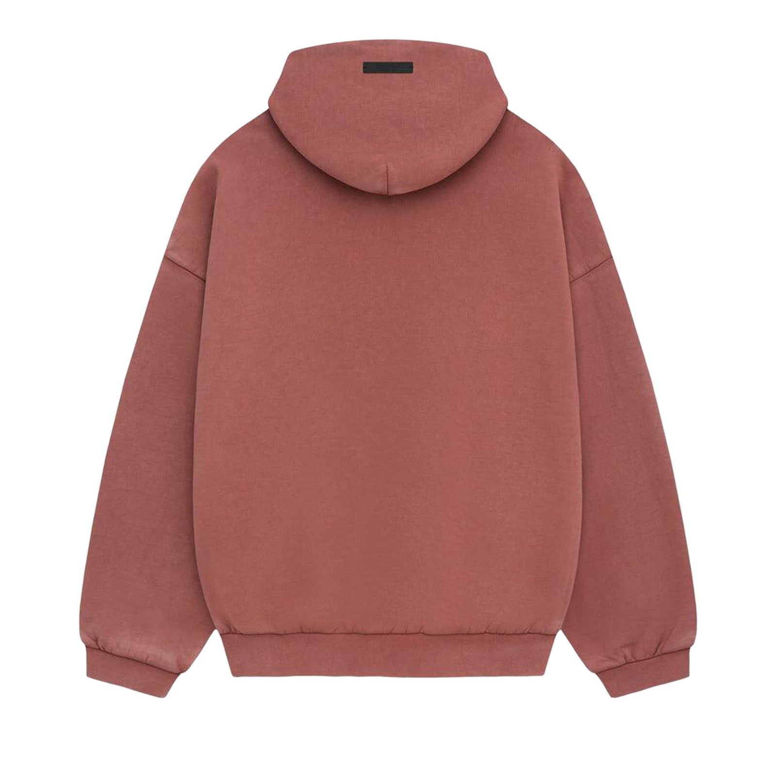 Fear of God Essentials Heavy Fleece Hoodie Crimson (FW24) - Im Your Wardrobe