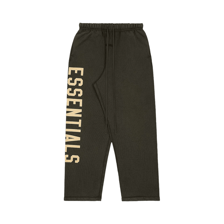 Fear of God Essentials Heavy Fleece Relaxed Sweatpants Brown (FW24) - Im Your Wardrobe