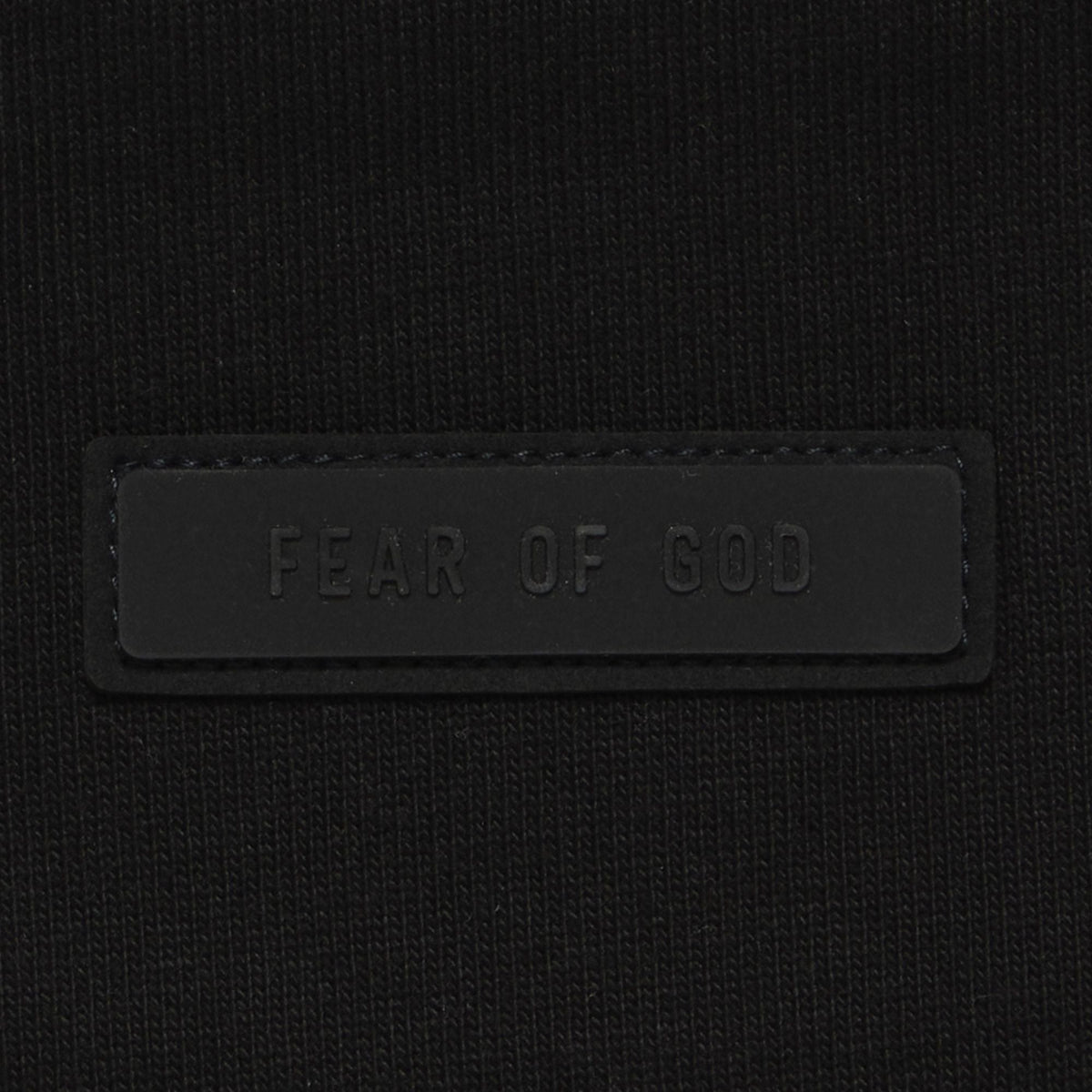Fear of God Essentials Heavy Jersey Crewneck T-Shirt Jet Black (SS24) - Im Your Wardrobe
