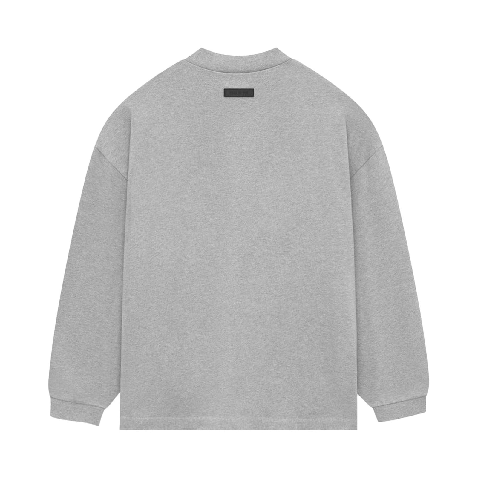 Fear of God Essentials Heavy Jersey Long-Sleeve T-Shirt Light Heather Grey (SS24) - Im Your Wardrobe