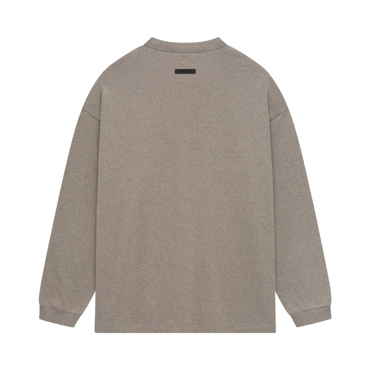Fear of God Essentials Heavy Long-Sleeve Tee Heather Grey (FW24) - Im Your Wardrobe